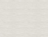 Toweling Faux Linen wallpaper in Winter Fog, a matte light grey faux linen texture