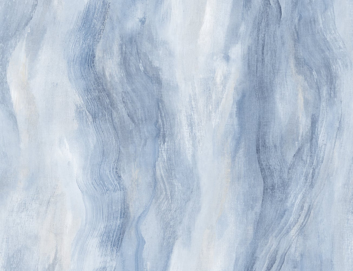 Blue Lake smoke texture embossed vinyl wallpaper