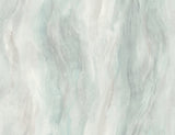 Soft blue and white smoke-textured embossed vinyl wallpaper in the Polar Ice colorway.