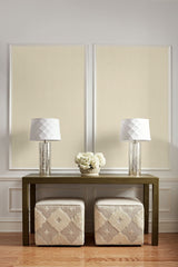 Faux Wool Weave Metallic Gold and Cream by Living with Art Textured Wallpaper – Seabrook Designs LW51005