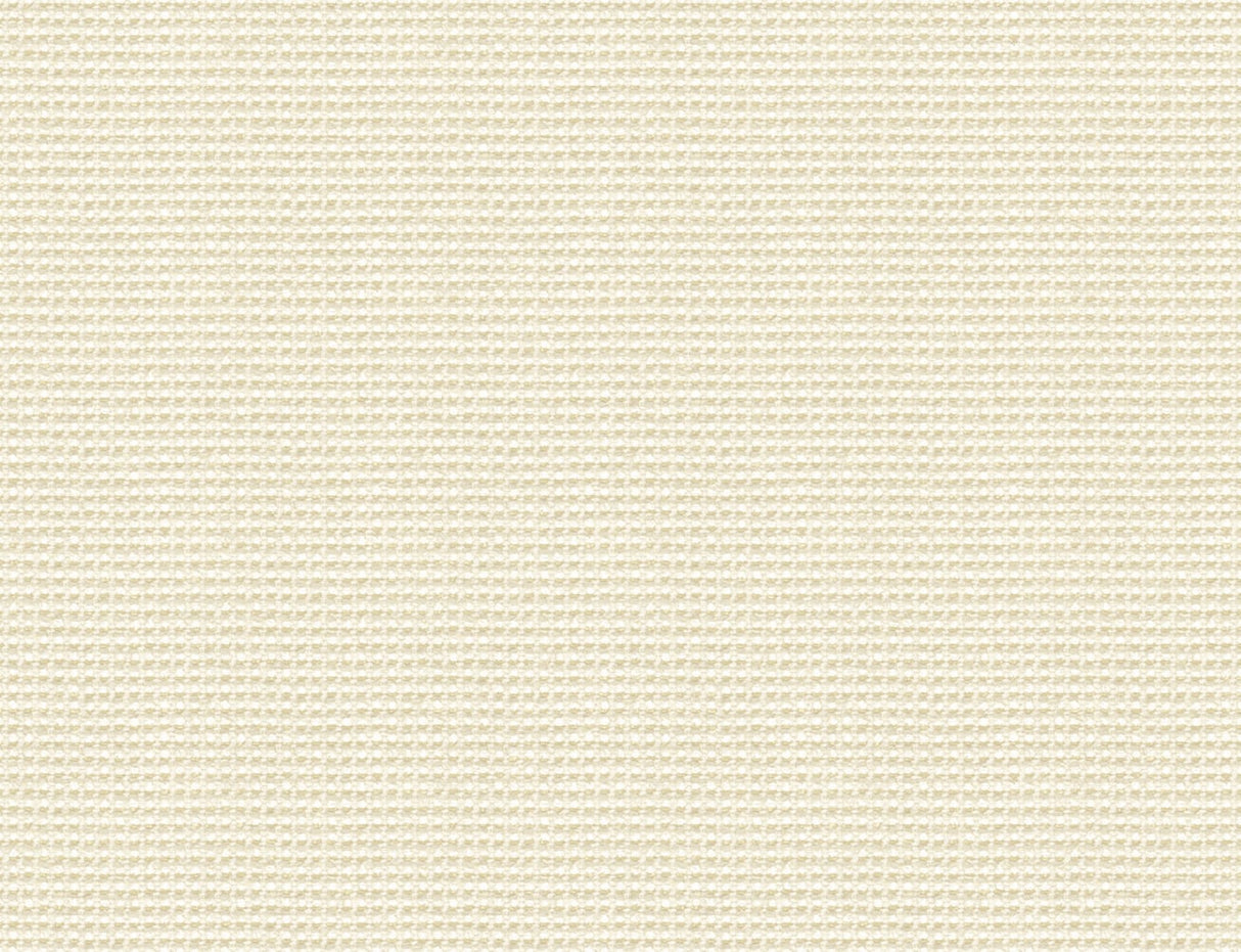 Faux Wool Weave wallpaper in metallic gold and cream with a subtle woven texture