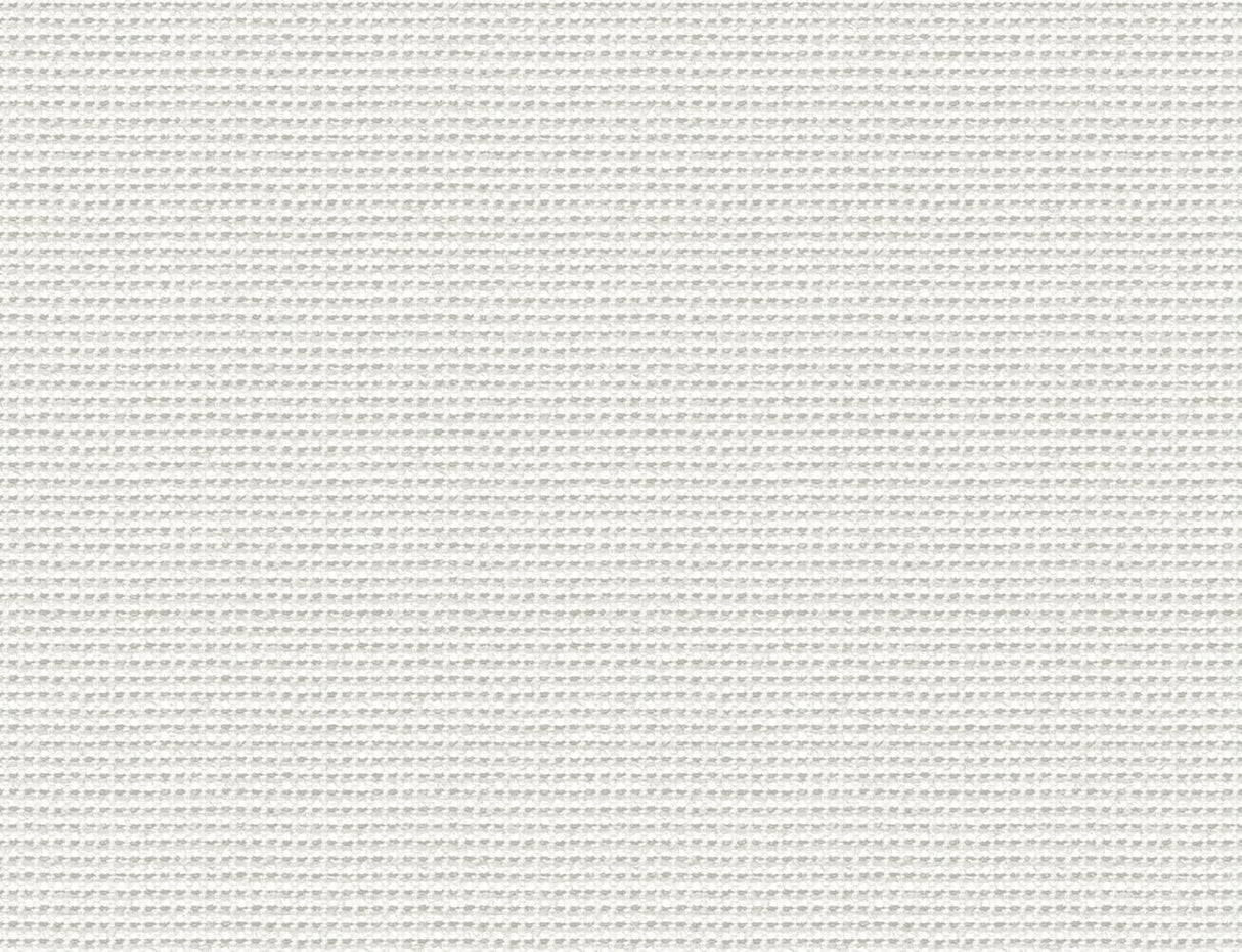 Metallic silver and ivory faux wool weave textured wallpaper pattern