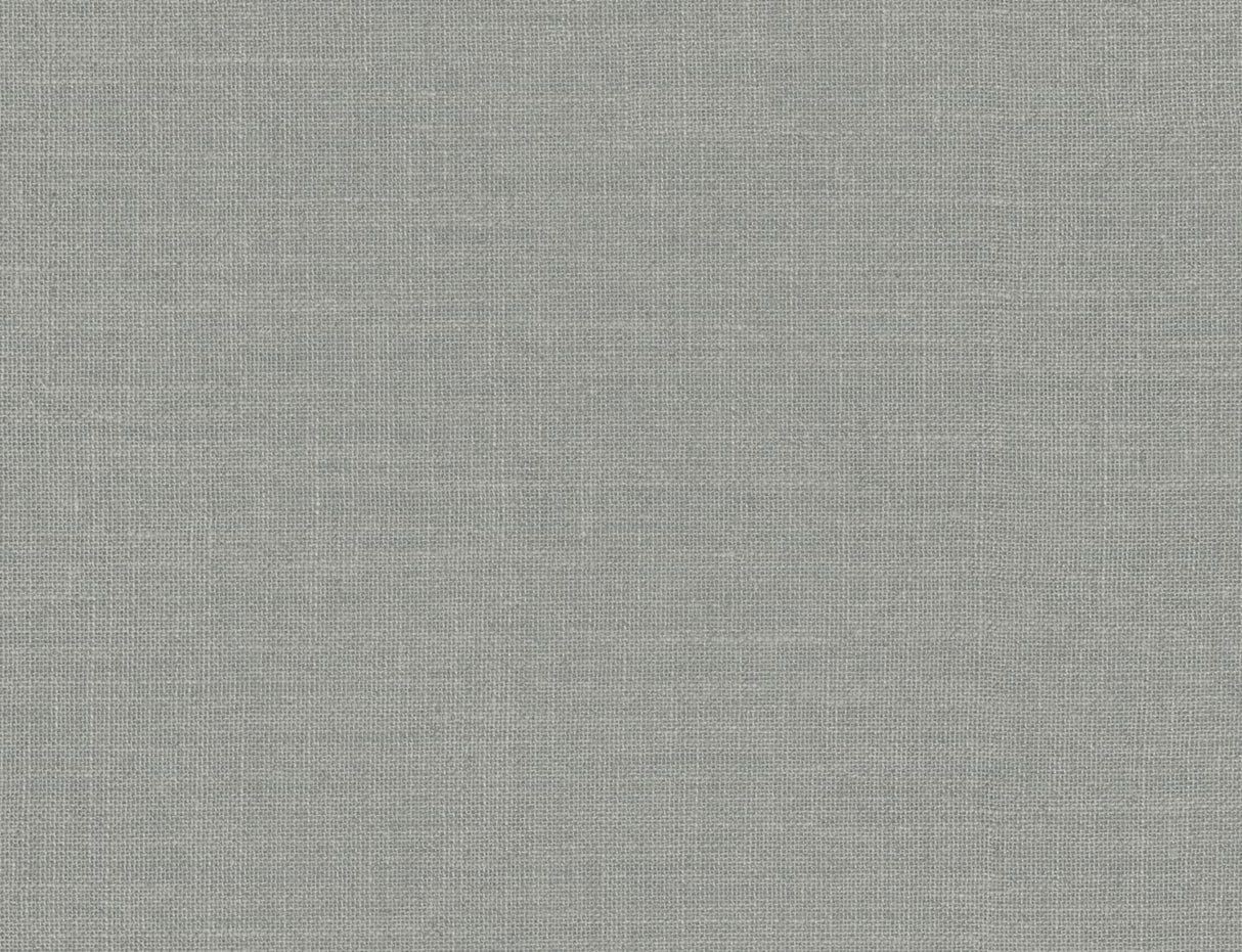 Slate gray hopsack texture embossed vinyl wallpaper