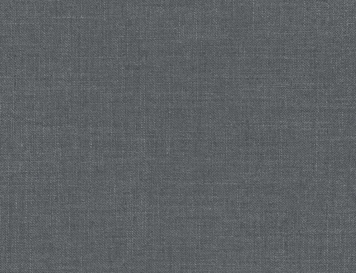 Hopsack Embossed Vinyl wallpaper in Wrought Iron grey with a subtle woven texture