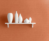 Hopsack Persimmon by Living with Art Embossed Vinyl Wallpaper – Seabrook Designs LW51146