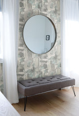 Dry Brush Faux Snowy Mountain by Living with Art Abstract Wallpaper – Seabrook Designs LW51308