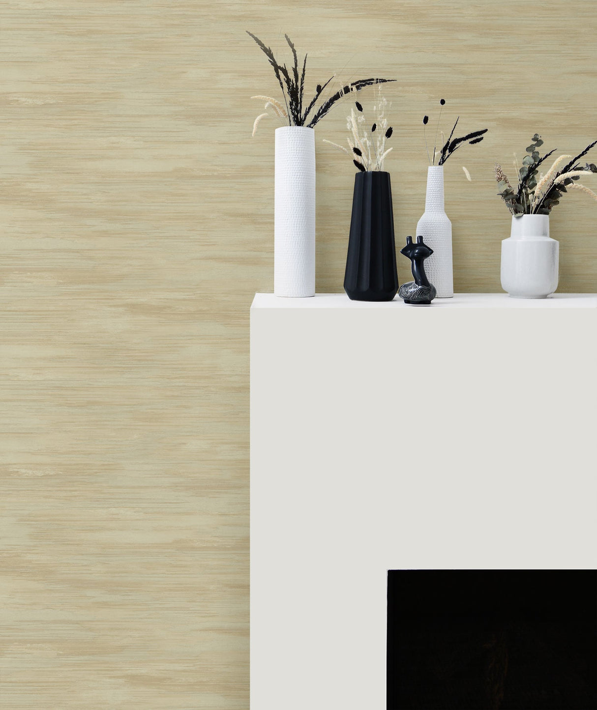Stria Wash Burlywood by Living with Art Abstract Textured Wallpaper – Seabrook Designs LW51406