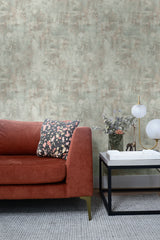Rustic Stucco Faux Mauve and Icicle by Living with Art Faux Stucco Wallpaper – Seabrook Designs LW51701