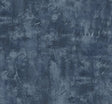 Denim blue rustic stucco faux textured wallpaper pattern