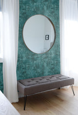 Rustic Stucco Faux Emerald by Living with Art Faux Stucco Wallpaper – Seabrook Designs LW51704