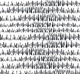 Black and white abstract brush mark wallpaper pattern