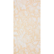 PUCK wallpaper in Loquat by Raoul Textiles for Schumacher, hand-printed botanical pattern on Japanese pulp paper