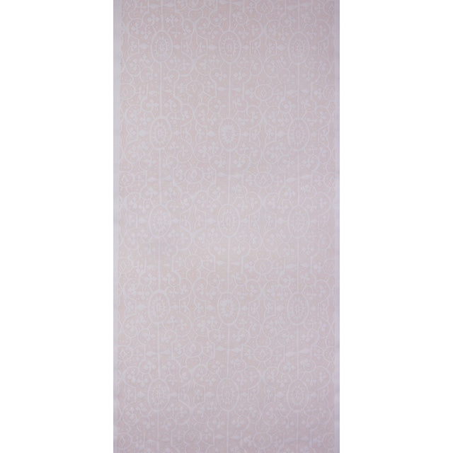 PATRA TWO wallpaper in Rose by Raoul Textiles for Schumacher, hand-printed Japanese pulp paper with intricate pattern.