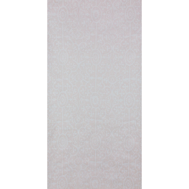 PATRA TWO wallpaper in Lavender by Raoul Textiles for Schumacher, hand-printed Japanese pulp paper with intricate pattern.