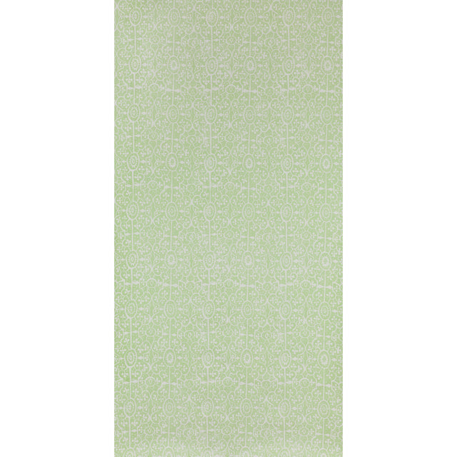 PATRA Lawn by Raoul Textiles green hand-printed wallpaper pattern on Japanese pulp paper