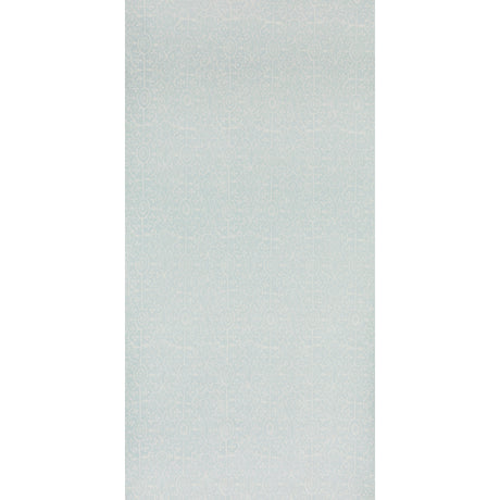 PATRA wallpaper in Robin's Egg by Raoul Textiles for Schumacher, hand-printed Japanese pulp paper with artisanal pattern