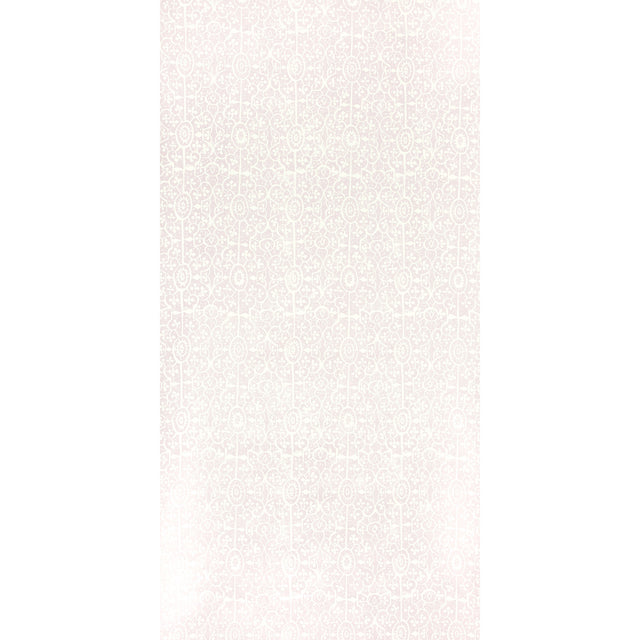 PATRA wallpaper in Lavender by Raoul Textiles for Schumacher, hand-printed Japanese pulp paper with intricate pattern