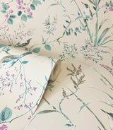 Mariko Teal by Fine Decor Botanical Wallpaper – Brewster Home Fashions M1554