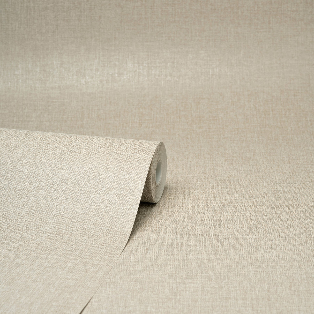 Glen Beige Linen Wallpaper