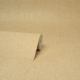 Glen Mustard Linen Wallpaper