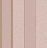 Rydia Pink Stripe Wallpaper with Modern Stripes Pattern - Brewster M1710