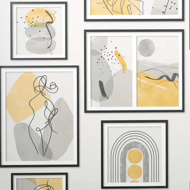 Krasner Mustard Gallery Wallpaper