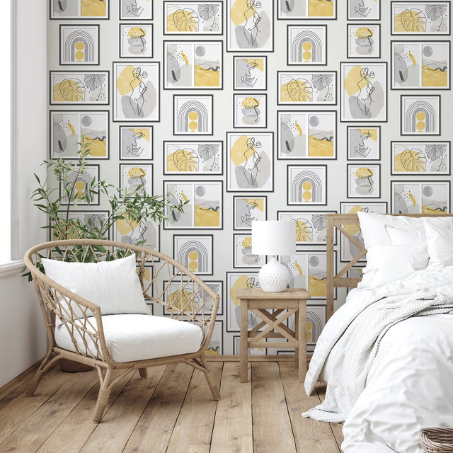 Krasner Mustard Gallery Wallpaper