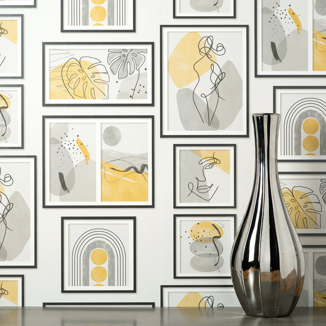 Krasner Mustard Gallery Wallpaper