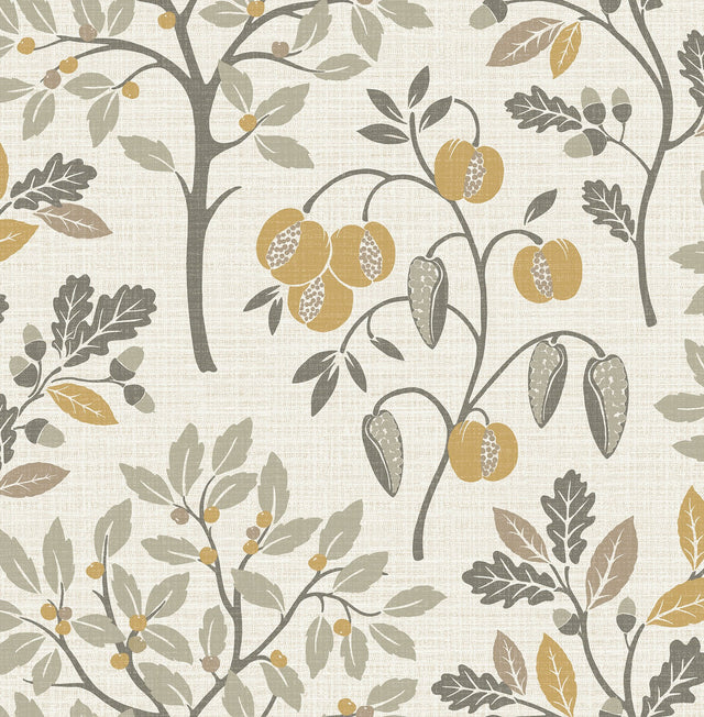 Rowan Natural Autumn Trees Wallpaper