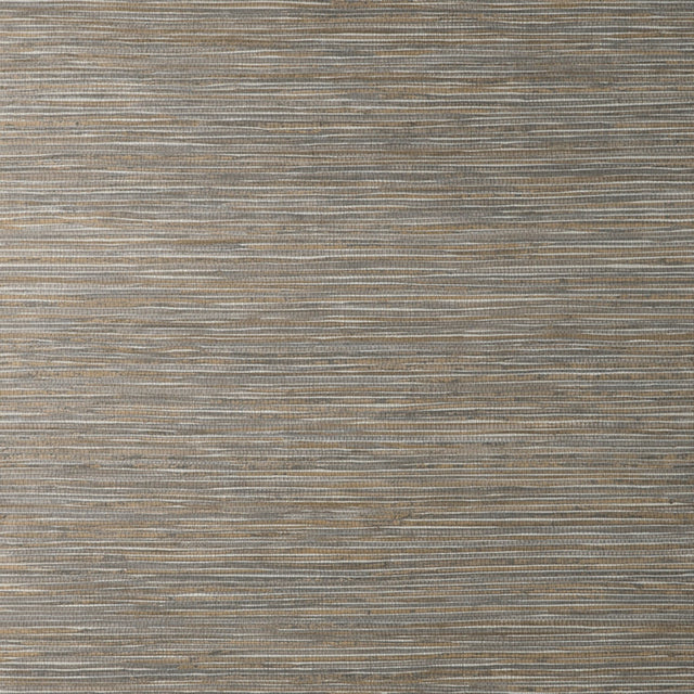 Fusion Stone Plain Faux Grasscloth Grey Wallpaper, Modern Graphics Style - Fine Decor M1767