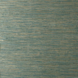 Fusion Teal Faux Grasscloth Modern Wallpaper - Fine Decor M1768