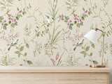 Mariko Neutral by Fine Decor Botanical Wallpaper- Brewster Home Fashions M1855