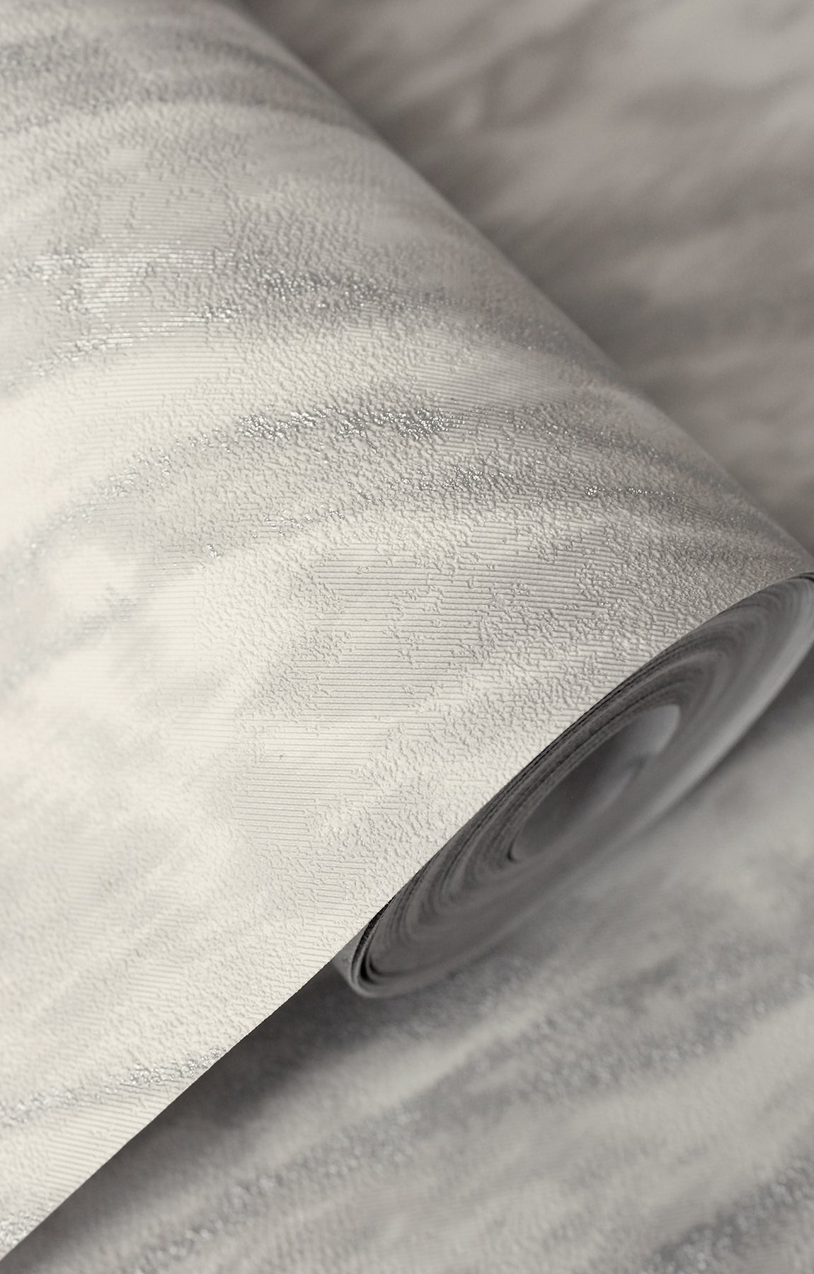 Arran Grey by Fine Decor Swirling Stripe Wallpaper – Brewster Home Fashions M1860