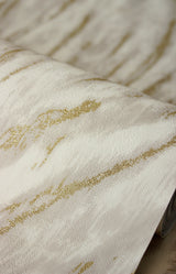 Arran Neutral by Fine Decor Swirling Stripe Wallpaper – Brewster M1861