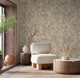 Arran Rose Gold by Fine Decor Swirling Stripe Wallpaper – Brewster Home Fashions M1862