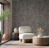Arran Stone by Fine Decor Swirling Stripe Wallpaper – Brewster Home Fashions M1863
