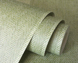 Finn Green by Fine Decor Chevron Stripe Wallpaper – Brewster Home Fashions M1866