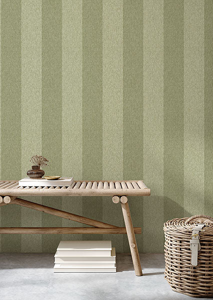 Finn Green by Fine Decor Chevron Stripe Wallpaper – Brewster Home Fashions M1866