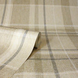 Harris Light Brown by Fine Decor Plaid Chevron Wallpaper – Brewster Home Fashions M1868