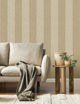 Finn Light Brown by Fine Decor Chevron Stripe Wallpaper – Brewster Home Fashions M1869