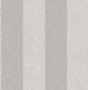Finn Grey Chevron Stripe Wallpaper roll and room scene with grey chevron stripe pattern
