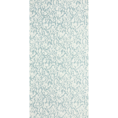 Ghost of Miss Willmott Indigo wallpaper by Raoul Textiles for Schumacher, hand-printed botanical pattern on Japanese pulp paper.