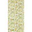 MICHEL wallpaper in Spring by Raoul Textiles for Schumacher, hand-printed floral pattern in green and yellow on Japanese pulp paper