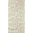 Michel Sprout by Raoul Textiles floral wallpaper pattern in pink and green on white background