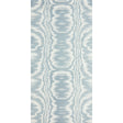 AMORE Indigo by Raoul Textiles hand-printed wallpaper pattern in blue and white by Schumacher