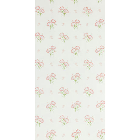Freya Sprout by Raoul Textiles hand-printed floral wallpaper on Japanese pulp paper, Schumacher M57150