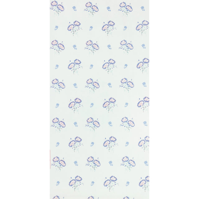 Freya Capri by Raoul Textiles hand-printed floral wallpaper on Japanese pulp paper