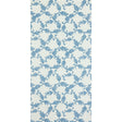 Cyril Delft by Raoul Textiles blue and white hand-printed wallpaper pattern by Schumacher