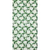 Cyril Verde by Raoul Textiles green botanical wallpaper pattern on white background