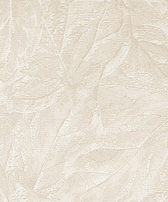 Aspen Bone Leaf Wallpaper
